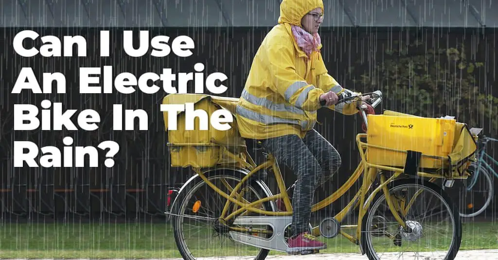 Electric Bike In The Rain?